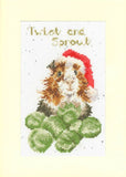 Twist and Sprout Christmas Card Cross Stitch Kit, Bothy Threads XMAS58