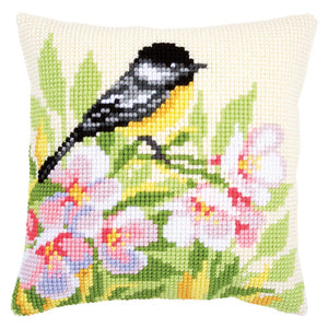 Bird and Blossom CROSS Stitch Tapestry Kit, Vervaco PN-0157521