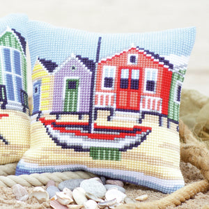 Boat Seaside CROSS Stitch Tapestry Kit, Vervaco PN-0145640