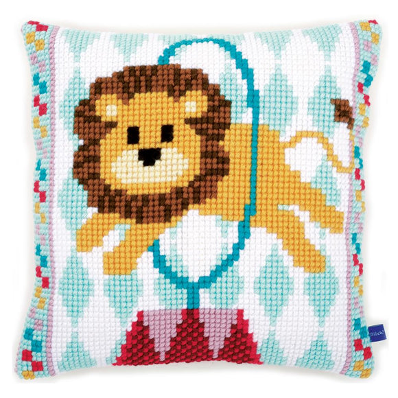 Circus Lion CROSS Stitch Tapestry Kit, Vervaco PN-0153877