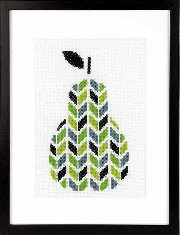Pear Counted Cross Stitch Kit, Vervaco pn-0156110