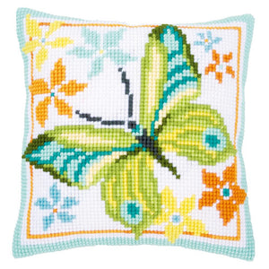 Green Butterfly CROSS Stitch Tapestry Kit, Vervaco PN-0163342