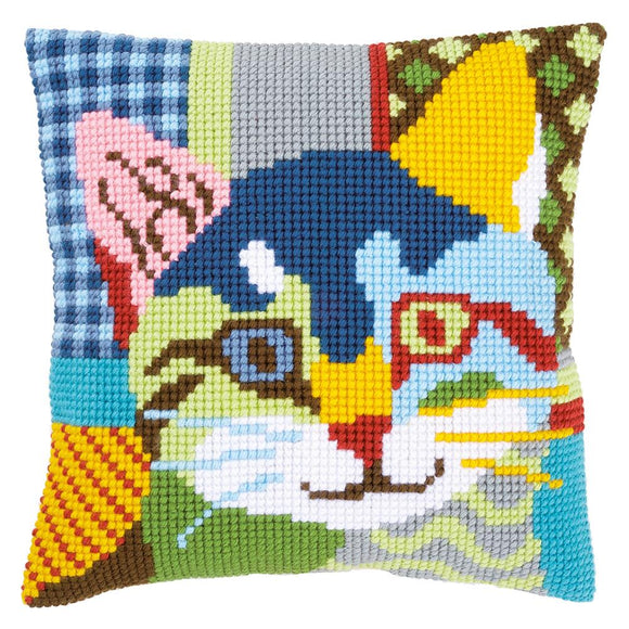 Modern Cat CROSS Stitch Tapestry Kit, Vervaco pn-0156115