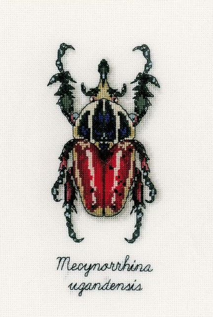 Red Beetle Counted Cross Stitch Kit, Vervaco pn-0165074