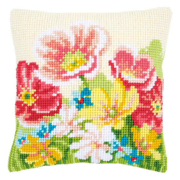 Summer Flowers CROSS Stitch Tapestry Kit, Vervaco PN-0163860