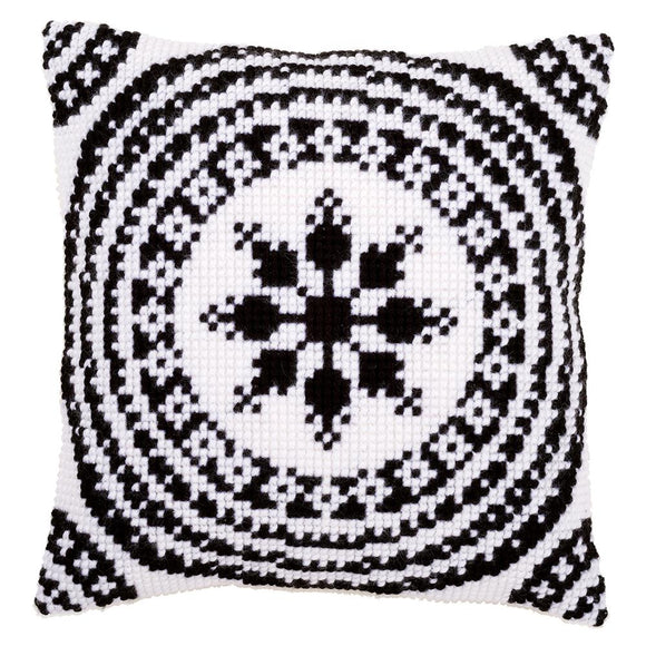 White and Black CROSS Stitch Tapestry Kit, Vervaco pn-0155756
