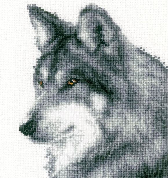 Wolf Counted Cross Stitch Kit, Vervaco pn-0149789
