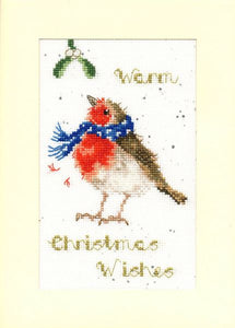 Warm Wishes Christmas Card Cross Stitch Kit, Bothy Threads XMAS47