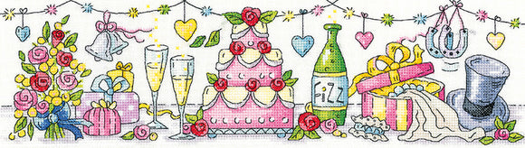 Wedding Day Cross Stitch Kit, Heritage Crafts -Karen Carter