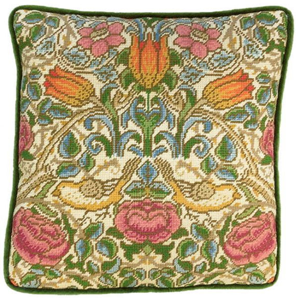 William Morris Rose Tapestry Kit Needlepoint Kit, Bothy Threads TAC20