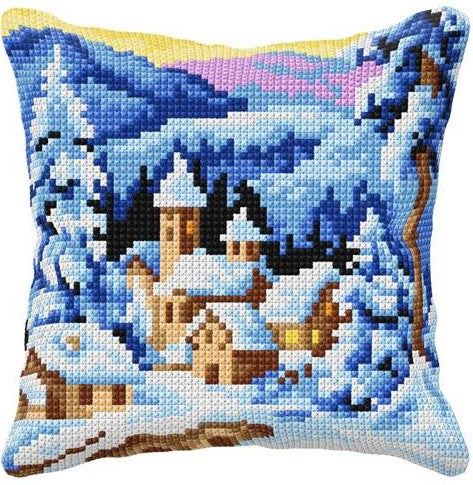 Winter Village CROSS Stitch Tapestry Kit, Orchidea ORC.99041