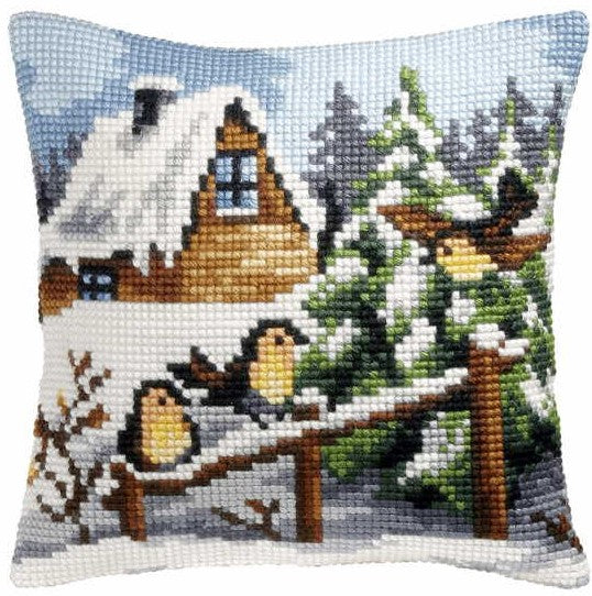 Winter Perch CROSS Stitch Tapestry Kit, Orchidea ORC.9035