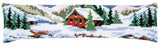 Winter Scenery CROSS Stitch Tapestry Kit Draught Excluder, Vervaco PN-0188593