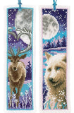 Wolf and Stag Bookmarks Cross Stitch Kit, Vervaco PN-0187476 - PAIR