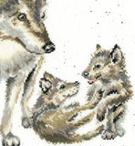 Wolf Pack Cross Stitch Kit, Bothy Threads, Wrendale XHD94