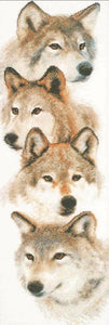 Wolf Pack Cross Stitch Kit, Janlynn 013-0325
