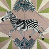 Zebra Tapestry Kit, Appletons Needlepoint