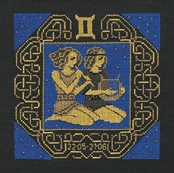 Zodiac Gemini Counted Cross Stitch Kit Riolis R1203