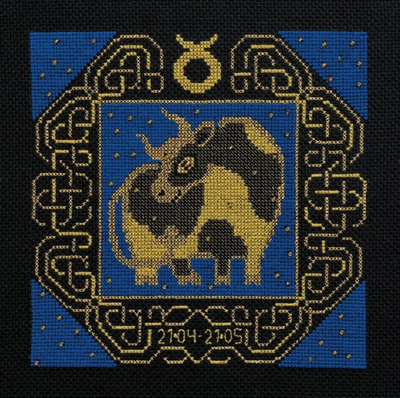 Zodiac Taurus Counted Cross Stitch Kit Riolis R1202
